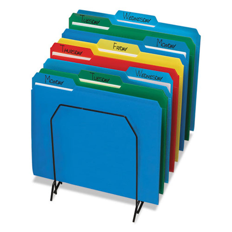 Poly Colored Top Tab File Folders, 3rd-Cut, Letter (box of 24)