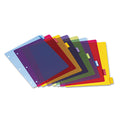 Poly Index Dividers w/ 8 Tabs, Letter, Assorted (set of 4)