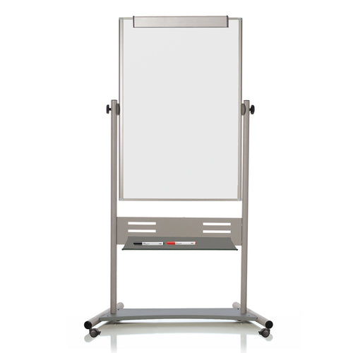 Revolver Reversible Mobile Easel, 36"w x 48"h, w/ Aluminum Frame