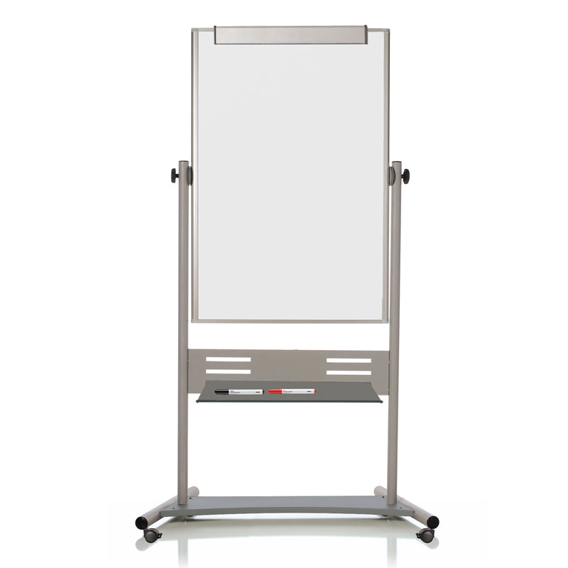 Revolver Reversible Mobile Easel, 36"w x 48"h, w/ Aluminum Frame