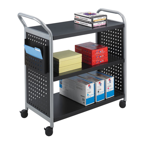 DuraScoot 3-Shelf Utility Cart