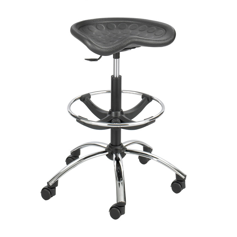 Sit-Star Stool with Chrome Base