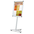 Snap-Frame Sign Holder (Fits 24" x 18"), w/ Aluminum Pedestal Base