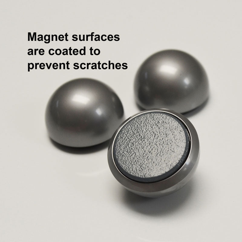 Spherical Magnets, 1 3/8" (set of 8), Silver