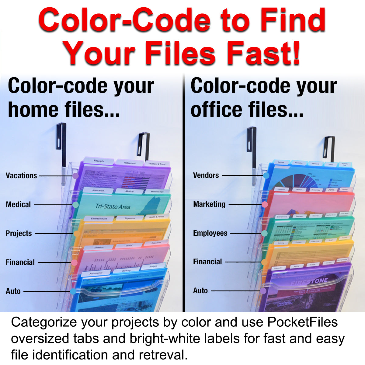 StationMate Cubicle File Organizer Ultimate Office