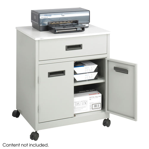 Steel Machine Stand with Drawer Gray