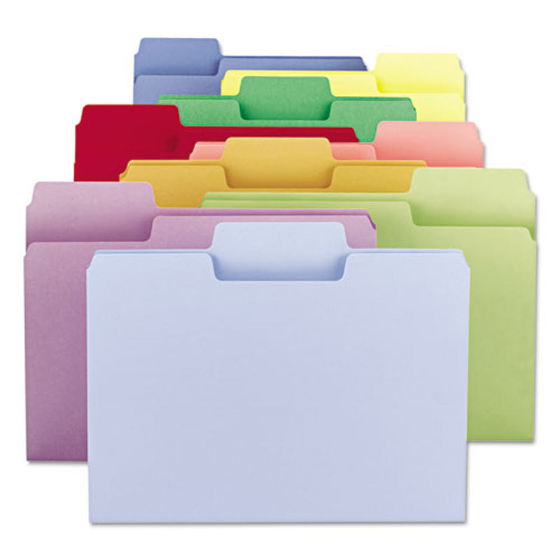 Supertab Pastel File Folders X-tra Large Label | Ultimate Office