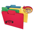 Supertab Heavyweight Folders with X-tra Large Label Area, 3rd-Cut, Assorted (box of 50)