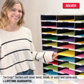 Ultimate Office TierDrop™ 48-Slot, 57"w Literature, Forms, Mail and Classroom Sorter