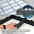 Desktop Organizer 9 Letter Tray Sorter with Vertical & Hanging File Topper - Uses Vertical Space to Store All of Your Documents, Files, Forms, Books & Binders In Clear View & Within Arm's Reach