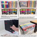 Desktop Organizer 12 Slot Sorter, Riser Base, Hanging File Top & 3 Storage Drawers - Ultimate Office TierDrop™ Organizer Keeps All of Your Documents, Binders and Supplies in One Compact Modular System