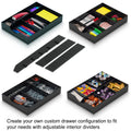 Ultimate Office TierDrop™ Desktop Organizer/Forms Sorter, 4-Compartments with 2 Storage Drawers with Dividers, and Optional Add-On Tiers for Easy Expansion - Lifetime Guarantee!