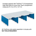 Ultimate Office TierDrop™ Add-On Tier, 3 High-Capacity Compartments (for Any 3-Wide TierDrop Unit) - Lifetime Guarantee!