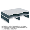 Ultimate Office TierDrop™ Desktop Organizer/Forms Sorter, 4-Compartments with 2 Storage Drawers with Dividers, and Optional Add-On Tiers for Easy Expansion - Lifetime Guarantee!