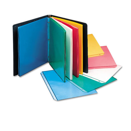Top-Load Heavyweight Colored Poly Sheet Protectors, Letter, Assorted (box of 50)