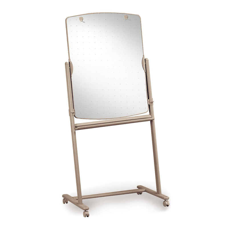 Total Erase Reversible Mobile Presentation Easel, 31"w x 41"h, w/ Neutral Frame