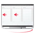 Total Erase Sliding 3-Month Planner, 36" x 24" w/ Graphite Accents