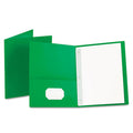 Twin-Pocket Folder w/ Tang Fastener, Letter, Box of 25