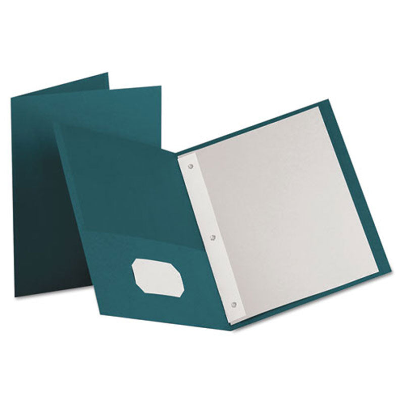 Twin-Pocket Folder w/ Tang Fastener, Letter, Box of 25