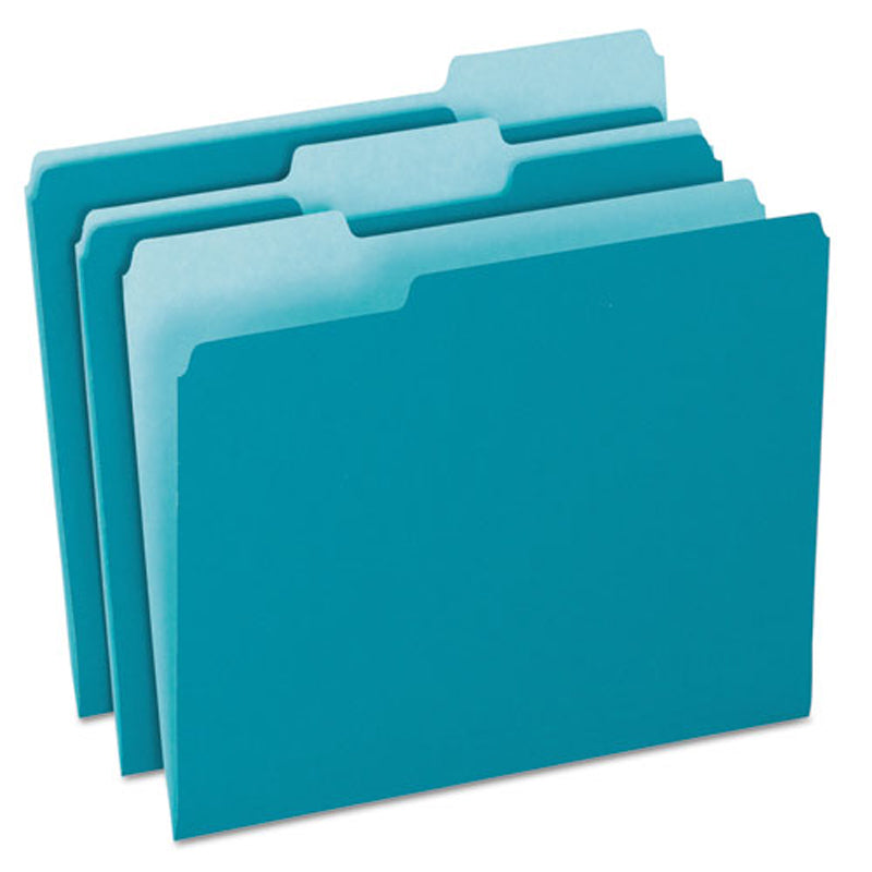 Two-Tone Color Reversible File Folders (box of 100)