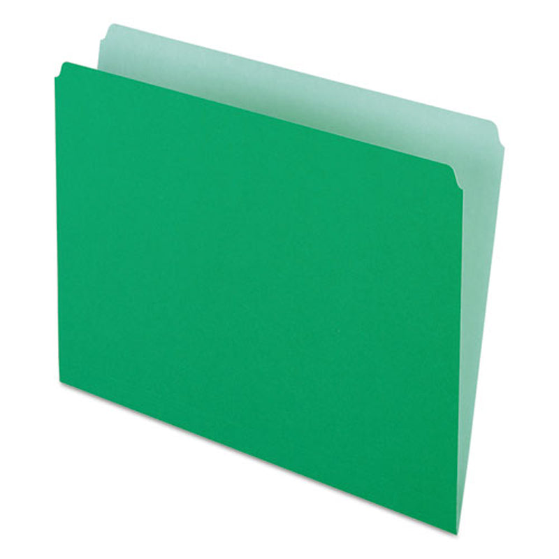 Two-Tone Color Reversible File Folders (box of 100)