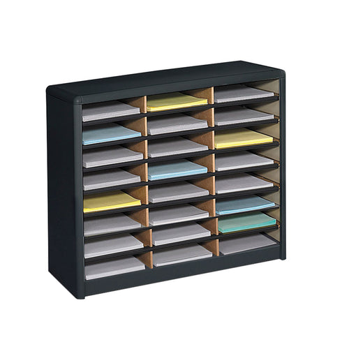 Value 24-Compartment Literature Organizer