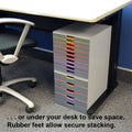 Varicolor 5-Drawer Deskset