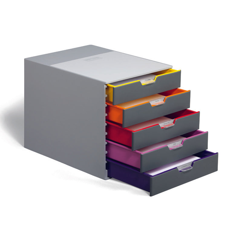 Varicolor 5-Drawer Deskset