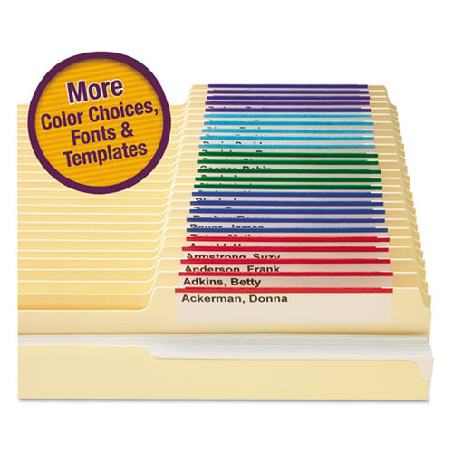 Viewables Top Tab File Folders Refill Pack (set of 160 labels)