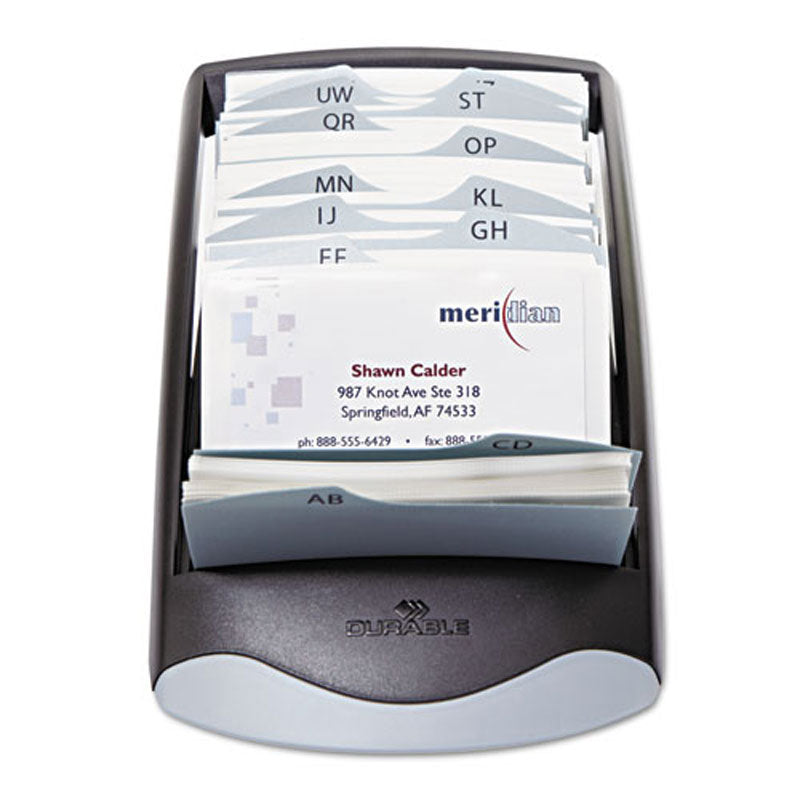 VisiFix Business Card File w/ 100 Pockets