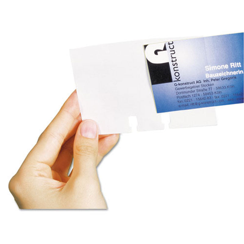 Durable VISIFIX Flip Refill Business Card Sleeves - 40 Pack Durable VISIFIX Flip Refill Business Card Sleeves - 40 Pack