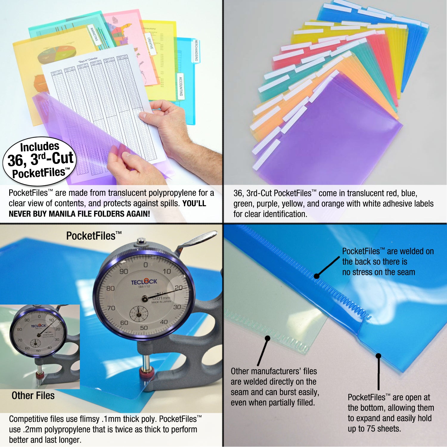Wall File Chart WalMaster Heavy Duty, 20-Pocket Wall Chart Filing System | Ultimate Office