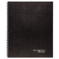 Wirebound Business Notebook (Action Planner), 8 7/8" x 11", Wide Rule, 80 sheets, Black
