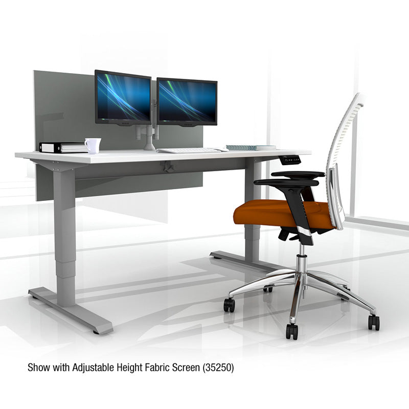 ACTIV-PRO Sit-to-Stand Wrkstn, Platinum Base w/Top