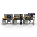 ACTIV-PRO Sit-to-Stand Wrkstn, Platinum Base w/Top