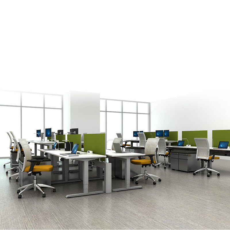 ACTIV-PRO Sit-to-Stand Wrkstn, Platinum Base w/Top