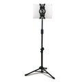 Adjustable-Height Universal Tripod Tablet Holder w/ Carry Bag
