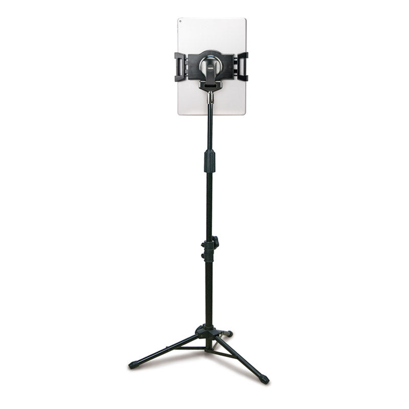 Adjustable-Height Universal Tripod Tablet Holder w/ Carry Bag