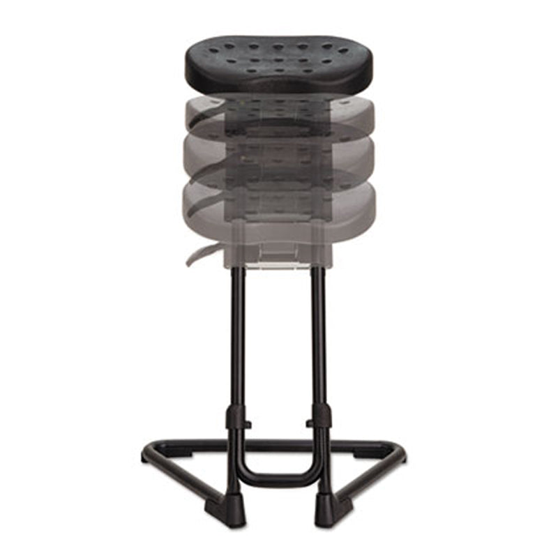 Adjustable Sit/Stand Stool, Black