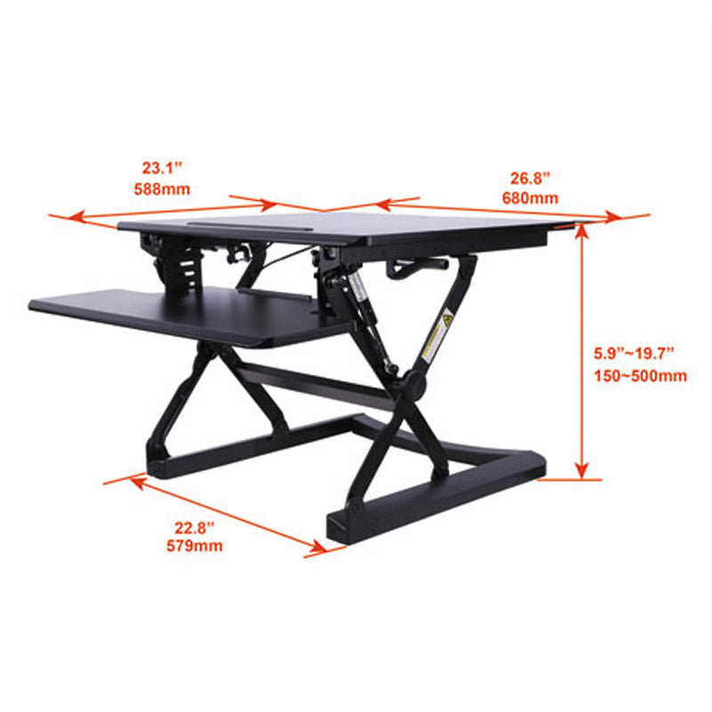 Alera sit stand on sale desk
