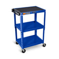 Adjustable-Height Steel Audio Visual Cart