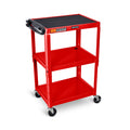 Adjustable-Height Steel Audio Visual Cart