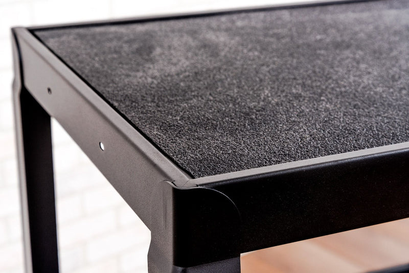 Adjustable-Height Steel Audio Visual Cart
