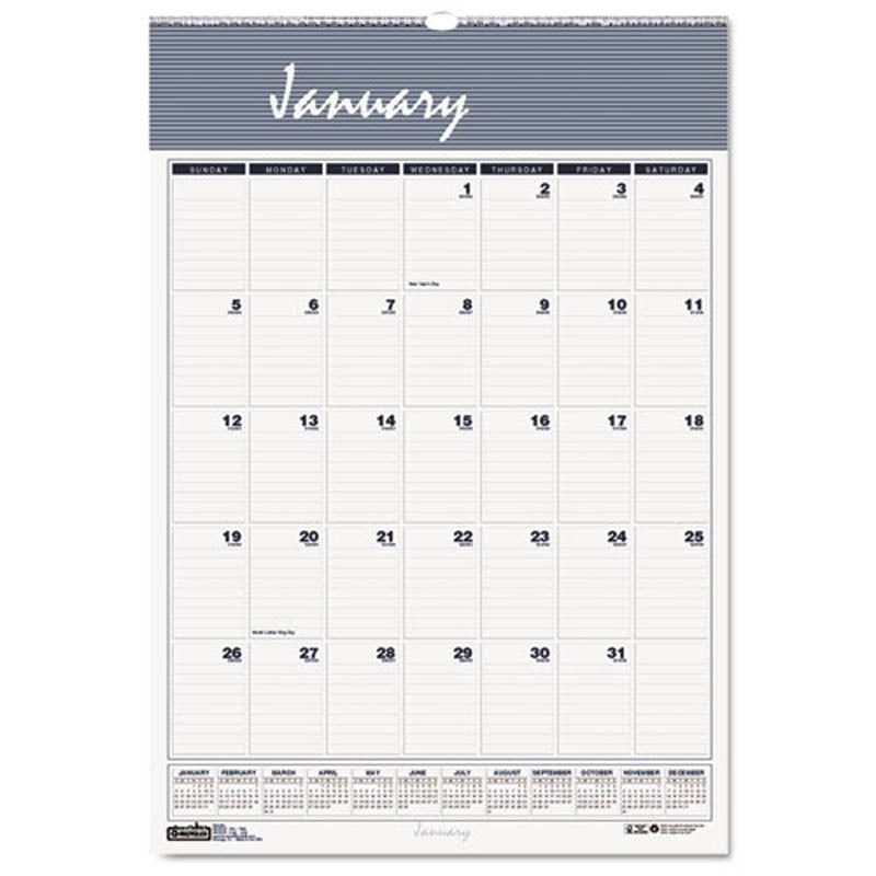 Bar Harbor Wirebound Monthly Wall Calendar, 2024
