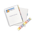 Big Tab Insertable Plastic Dividers, 8-Tab, Letter, Multicolor