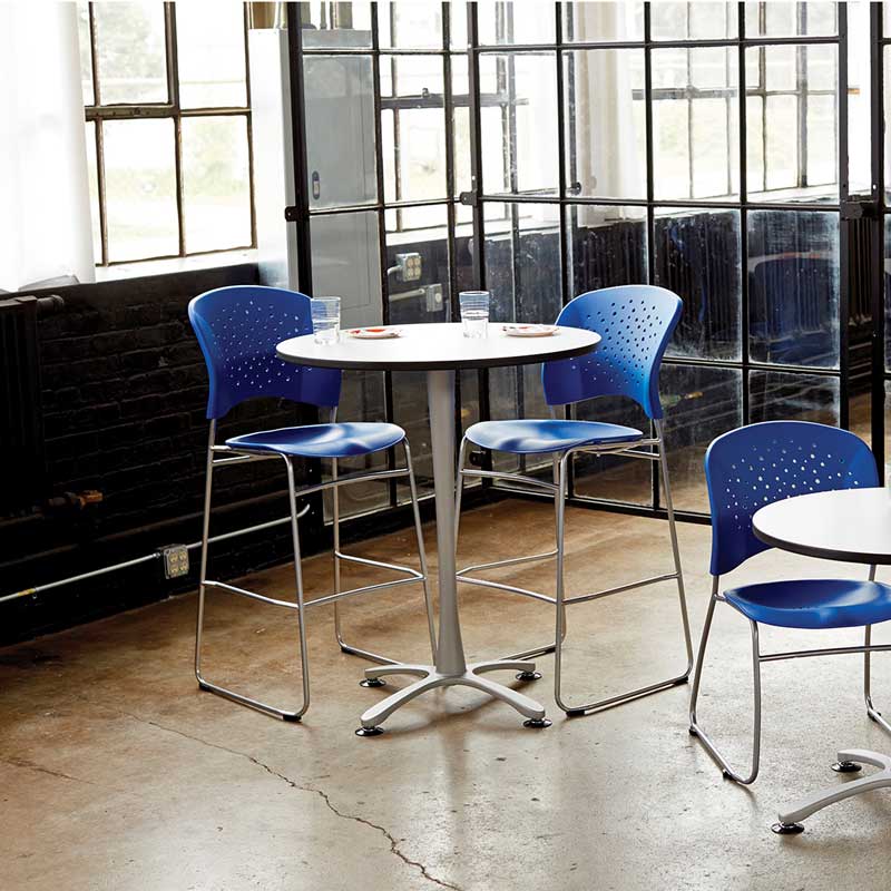 Bistro-Height Chair, Round Back