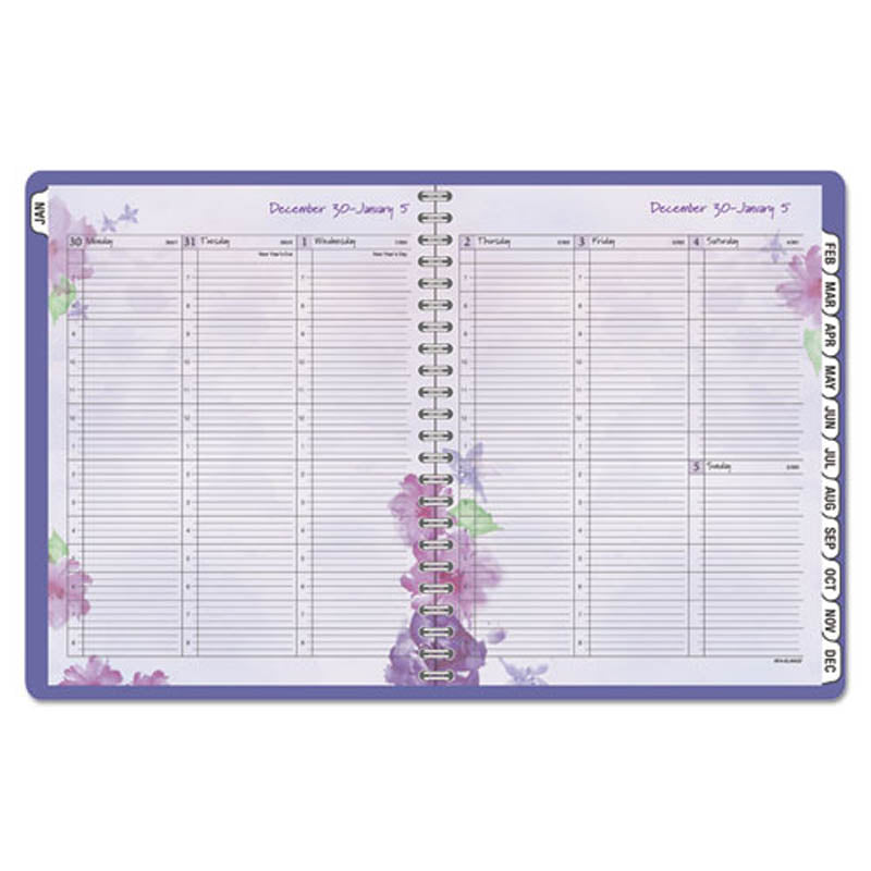 Block Format Beautiful Day Weekly/Monthly Appointment Book, 2024