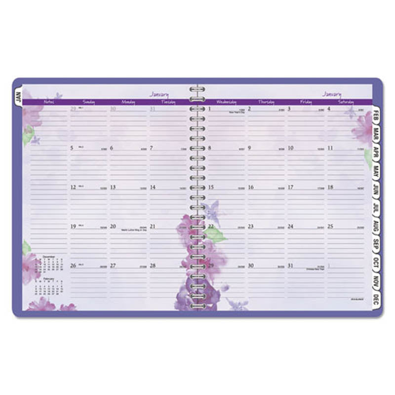 Block Format Beautiful Day Weekly/Monthly Appointment Book, 2024