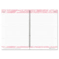 Breast Cancer Awareness Monthly Planner/Journal, 7" X 10", Pink, 2024