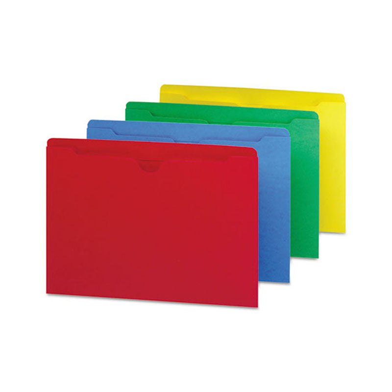 Color File Jackets Colored Flat File Jackets w/Double-Ply Tab | Ultimate Office